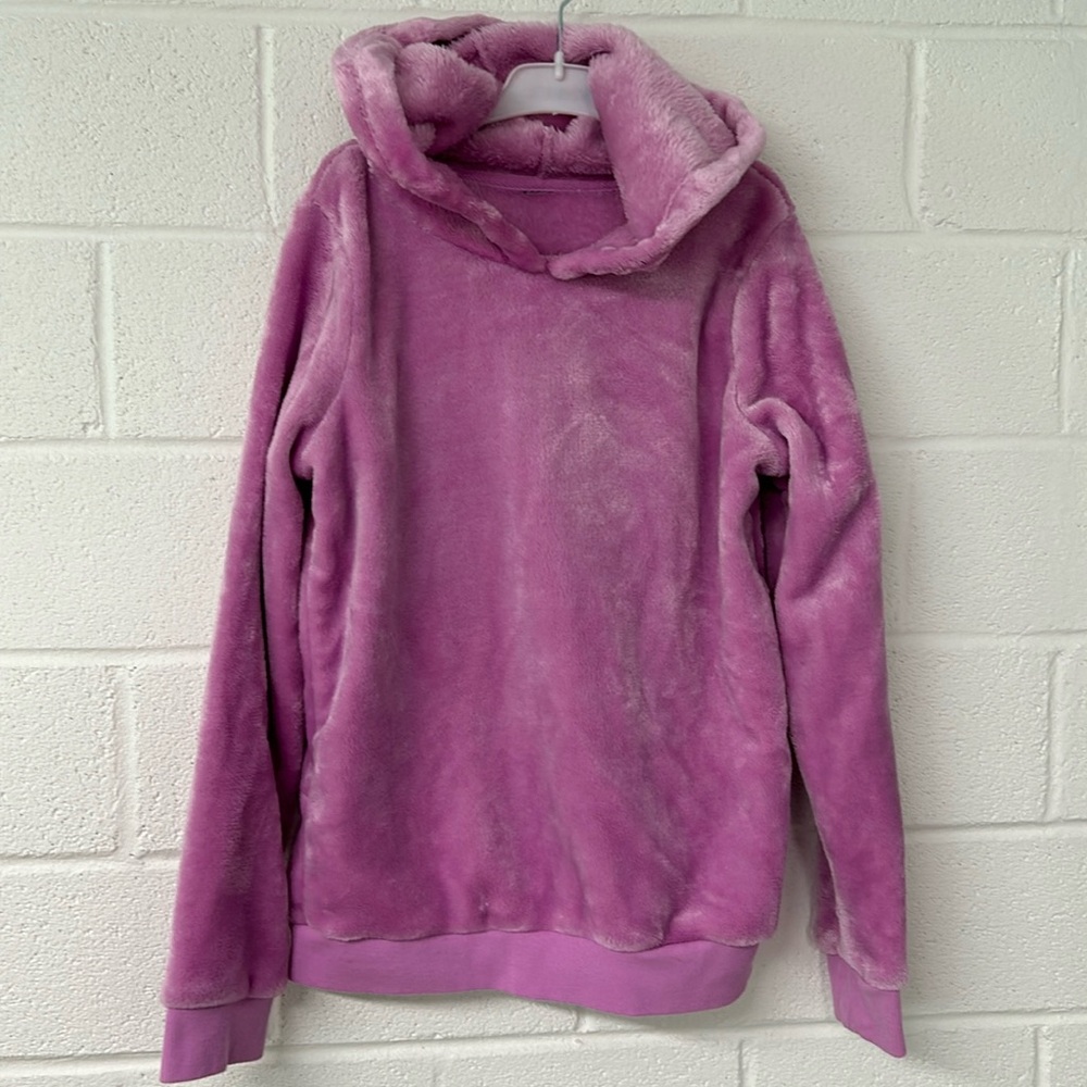 Super soft pink girls hoodie